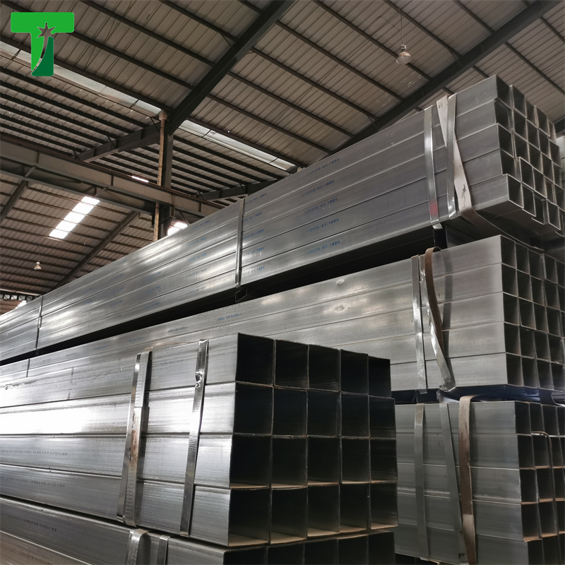 Factory galvanized pipe galvanized rectangular hollow section square steel pipe