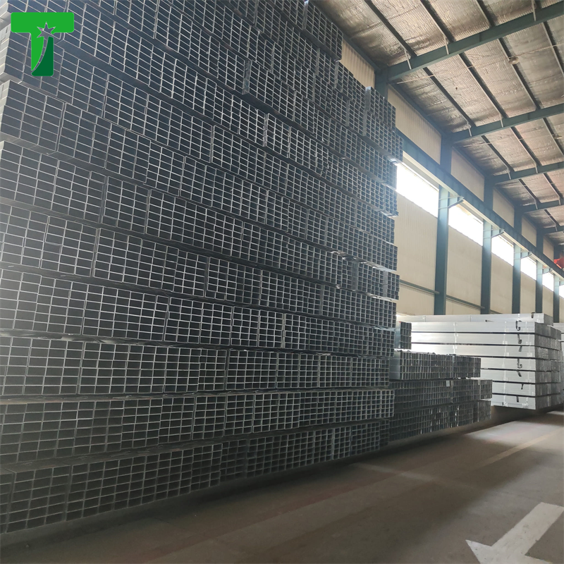 Structural cross-section galvanized square carbon steel pipe